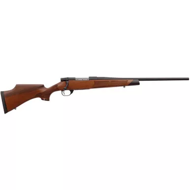 Weatherby VWR243NR0T Vanguard Camilla Compact 243 Win 4+1 20" Matte Blued, Matte Blued Drilled & Tapped Steel Receiver, Grade A Turkish Walnut Monte Carlo Wood Stock