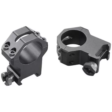 Weaver 48363 Four-Hole 1" Skeleton Rings, XX-High, Matte Black
