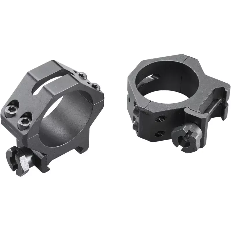 Weaver Classic 4-Hole Skeleton Rings Matte Black 30mm Low Clamshell Pack