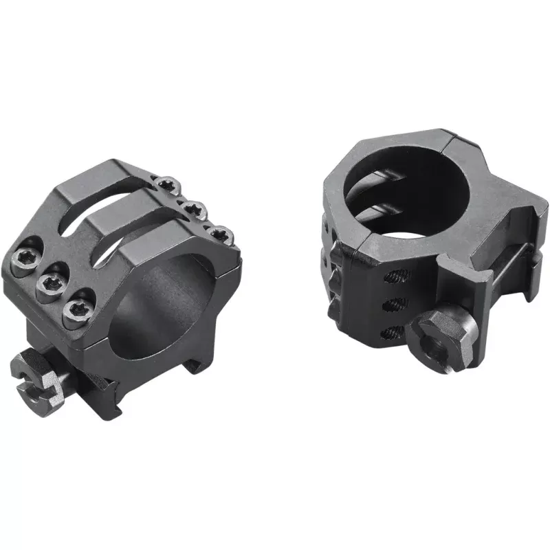 Weaver Classic 6-Hole Skeleton Rings Matte Black 1-Inch Medium Clamshell Pack