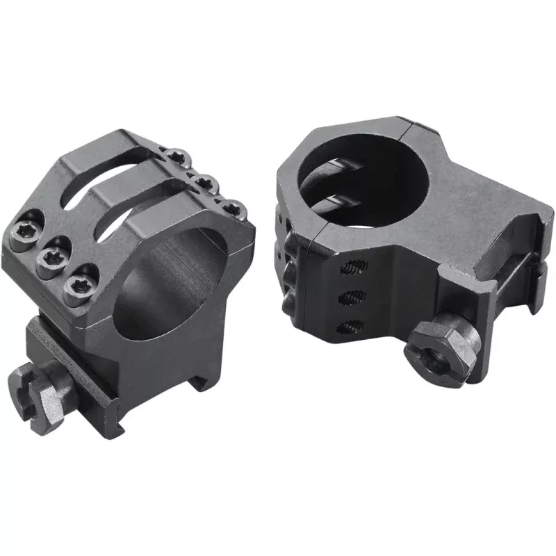 Weaver Classic 6-Hole Skeleton Rings Matte Black 1-Inch XXHigh Clamshell Pack