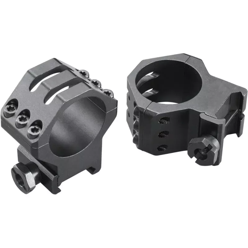 Weaver Classic 6-Hole Skeleton Rings Matte Black 30mm Low Clamshell Pack