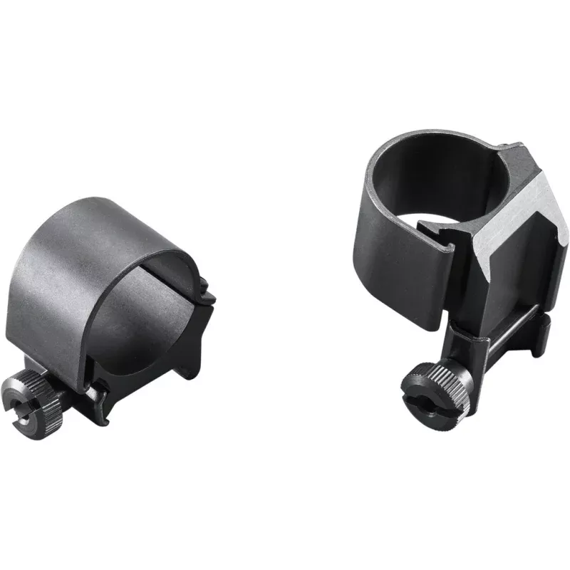 Weaver Classic Detachable Extended Rings 1-Inch Matte Black Top Mount with Offset Design