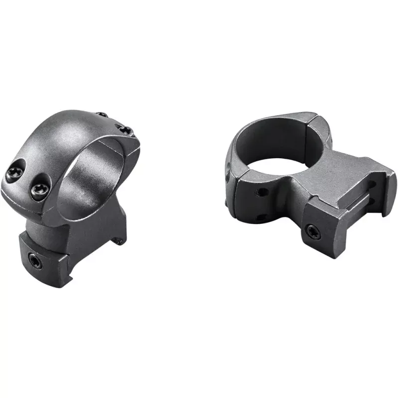 Weaver Grand Slam Steel Rings Matte Black 1 XHigh Clamshell Pack