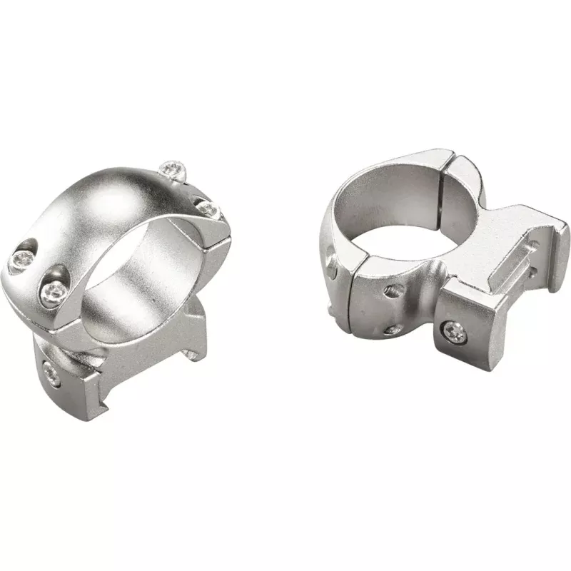 Weaver Grand Slam Steel Rings Silver 1-Inch High Clamshell Pack