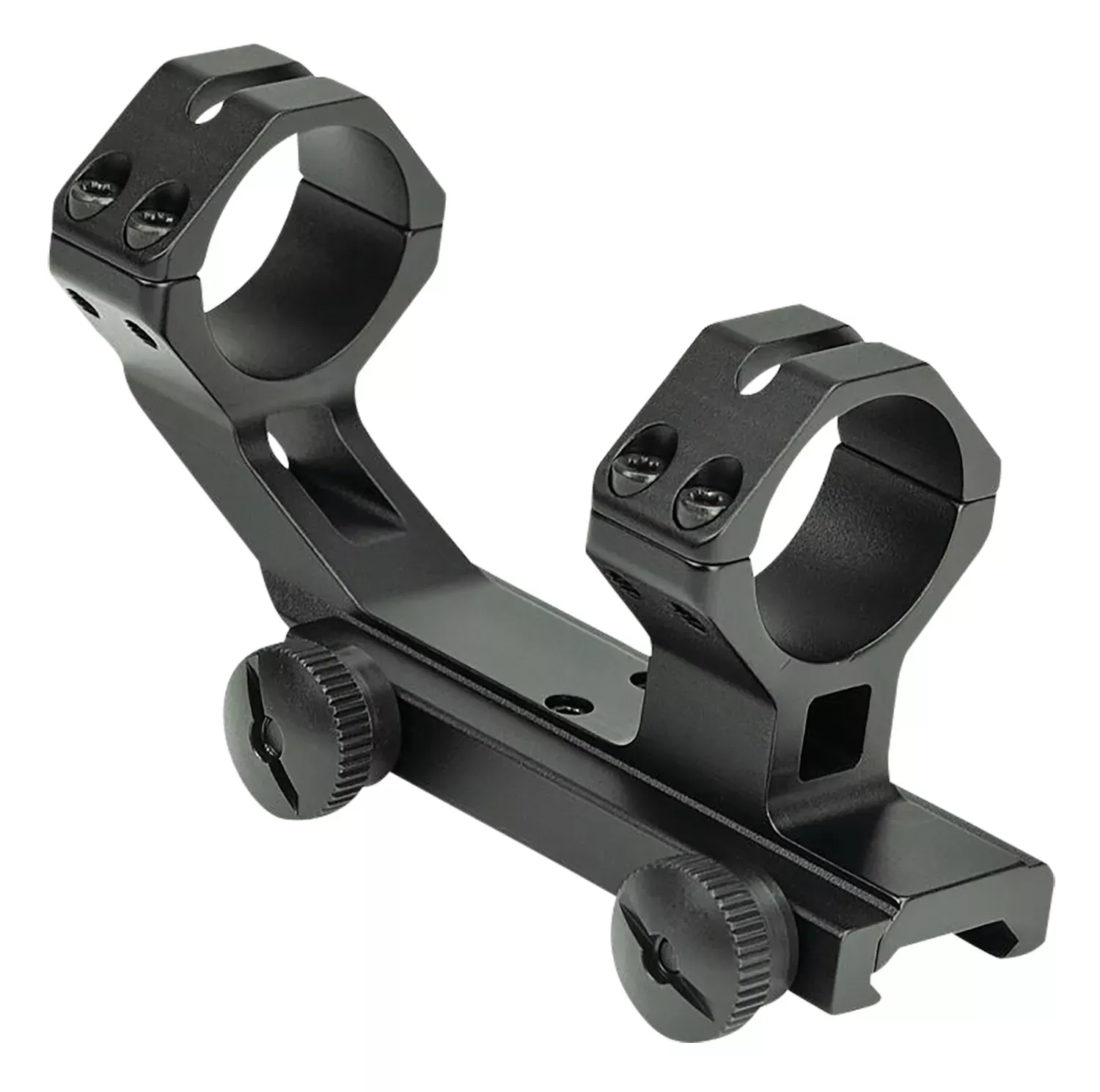 Weaver Mounts Thumb-Nut Scope Mount/Ring Combo Black Aluminum 1″ Tube SPR Mount