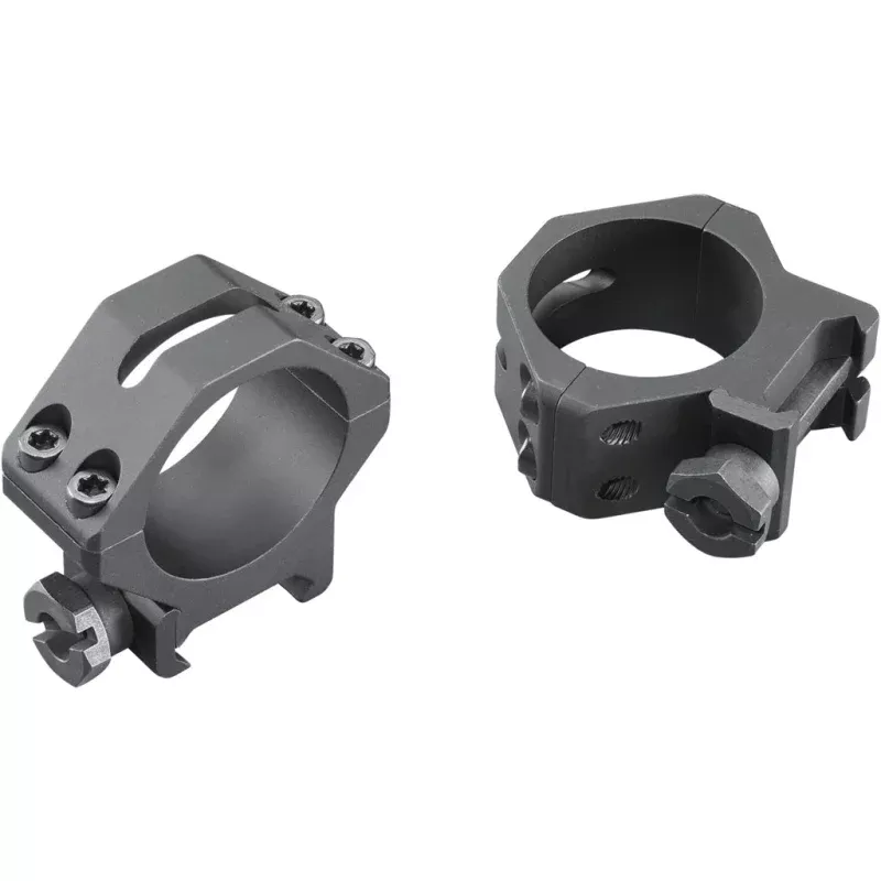 Weaver Tactical 30mm Low Profile Picatinny Rings – Matte Black, 4-Hole Clamshell Pack