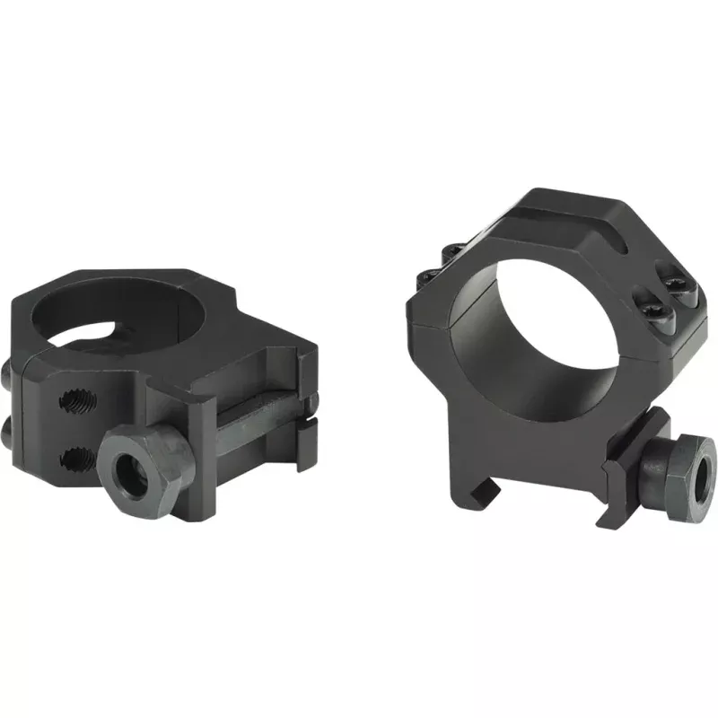 Weaver Tactical 4-Hole Picatinny Ring Matte Black, 1-Inch High, Clamshell Pack