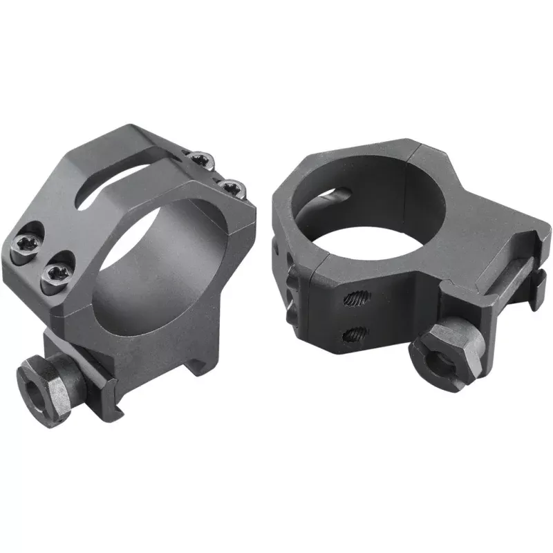 Weaver Tactical 4-Hole Picatinny Ring Mount for 30mm Riflescope – High Matte Black