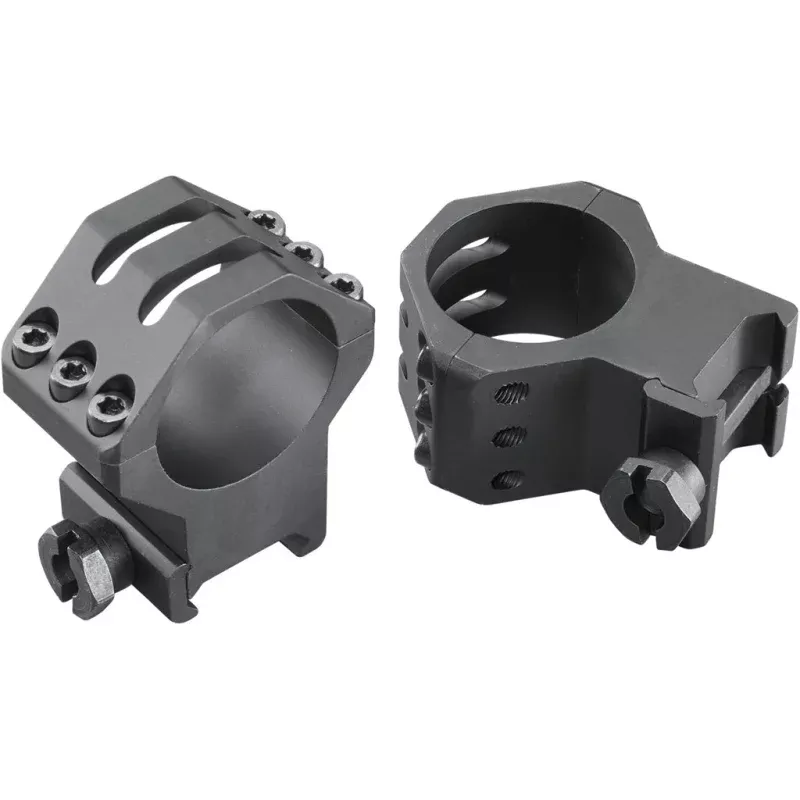 Weaver Tactical 6-Hole Picatinny Ring Mount for 30mm Scopes * Matte Black X-High Profile