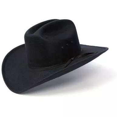 WESTERN EXPRESS Felt Finish Western Cattleman Hat w/ Hat Band (BFF-259-269)