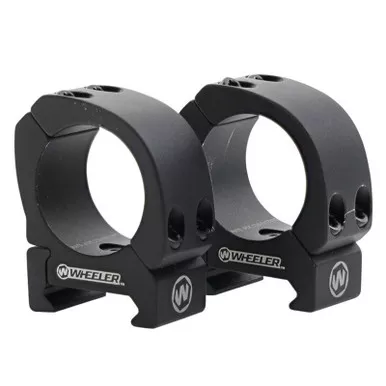 Wheeler Sporter Bi-Weaver Style Pic Rings 1" Low 2 Pc
