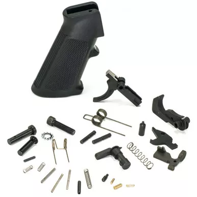 White Label Armory WLA-LOW-1017-01 AR15 Lower Parts Kit, Pistol Caliber, Black