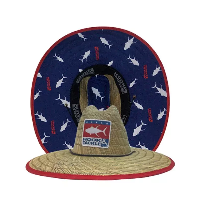 White Tuna Straw Hat|Natural-lifeguard|L/XL