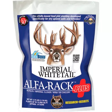 Whitetail Institute IAP3.75 Imperial Seed Alpha Rack Plus, 3.75 lbs, Blue
