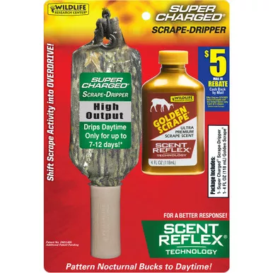 Wildlife Research 389 Golden Scrape Scent Dripper Combo, 4 Ounce