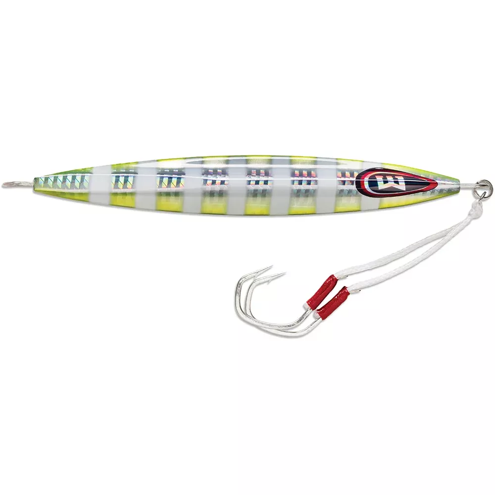 Williamson Kensaki 220 Jig – 6.75″ – 7-3/4oz – Chartreuse Blink [KSJX220CB]