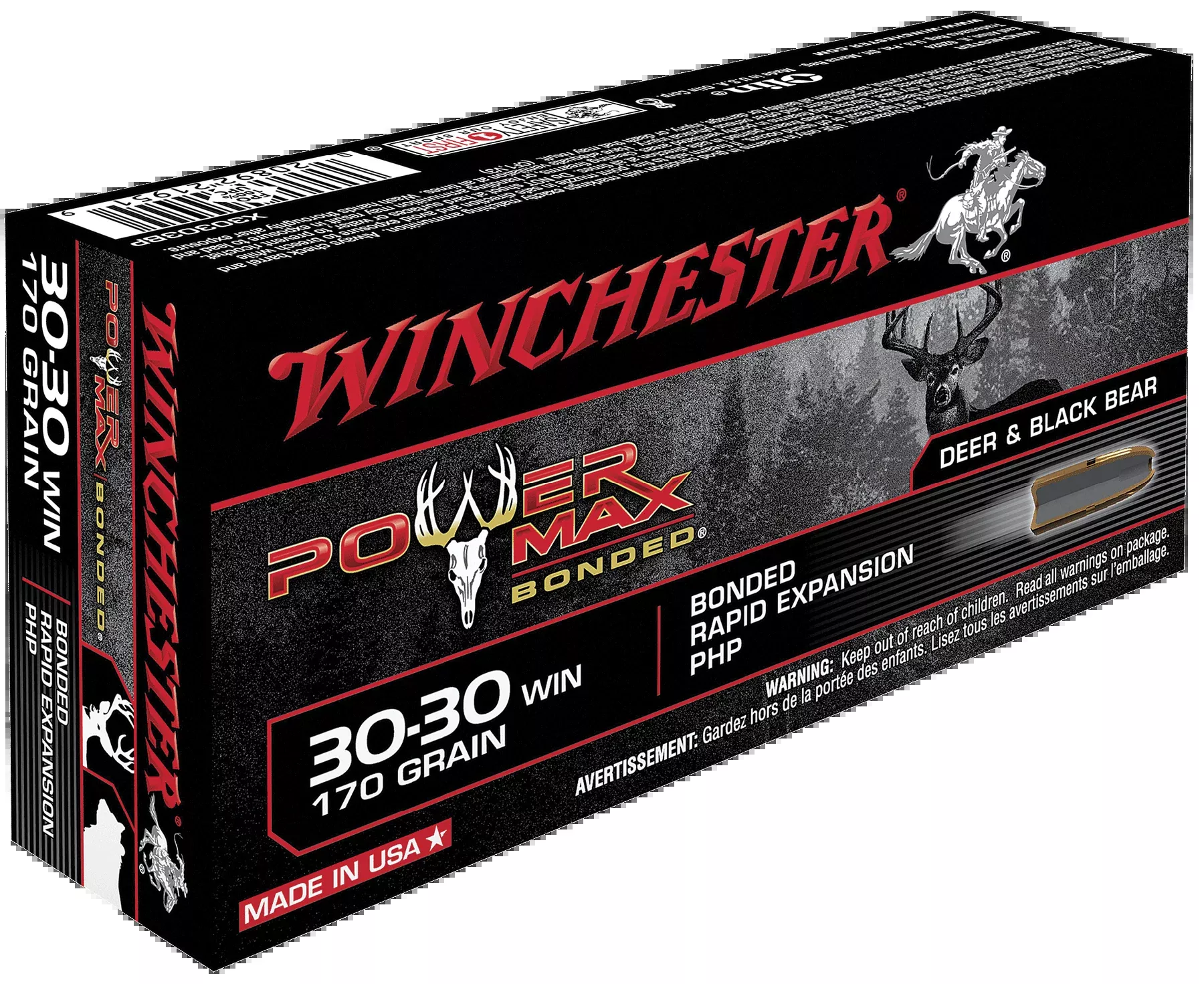 Winchester Ammo Power Max Bonded, Win X30303bp3030170pmb 20/10