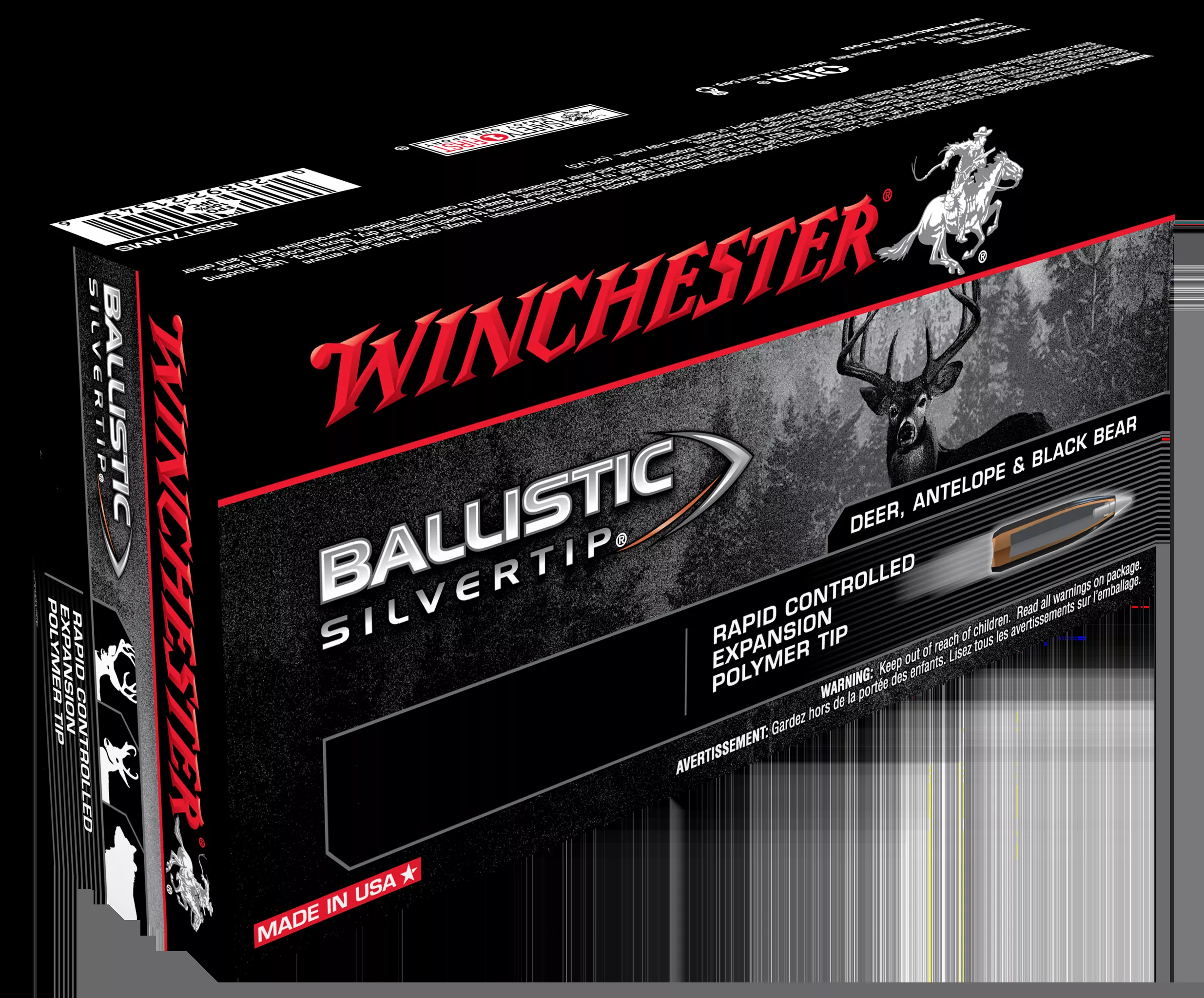 Winchester Ammo Silvertip6.5 PRC 140 gr Ballistic Silvertip Bx/ 10 Cs