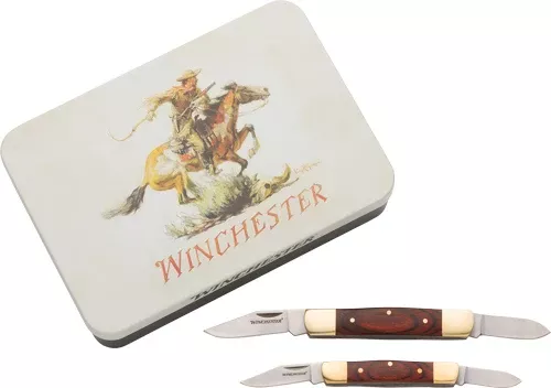 Winchester Knife Ss/wood – Stockman Combo W/knife Tin