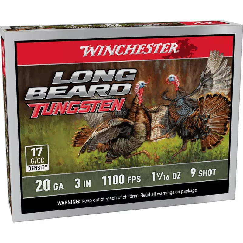Winchester Long Beard Tungsten Load 20 ga. 3 in. #9 TS17 1 9/16 oz. 5 rd.