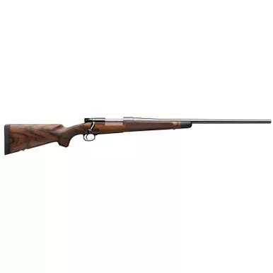 Winchester Repeating Arms 535239294 Model 70 Super Grade 6.5 PRC Caliber with 3+1 Capacity, 24" Barrel, Polished Blued Metal Finish, AAA French Walnut Stock & No Sights Right Hand (Full Size)