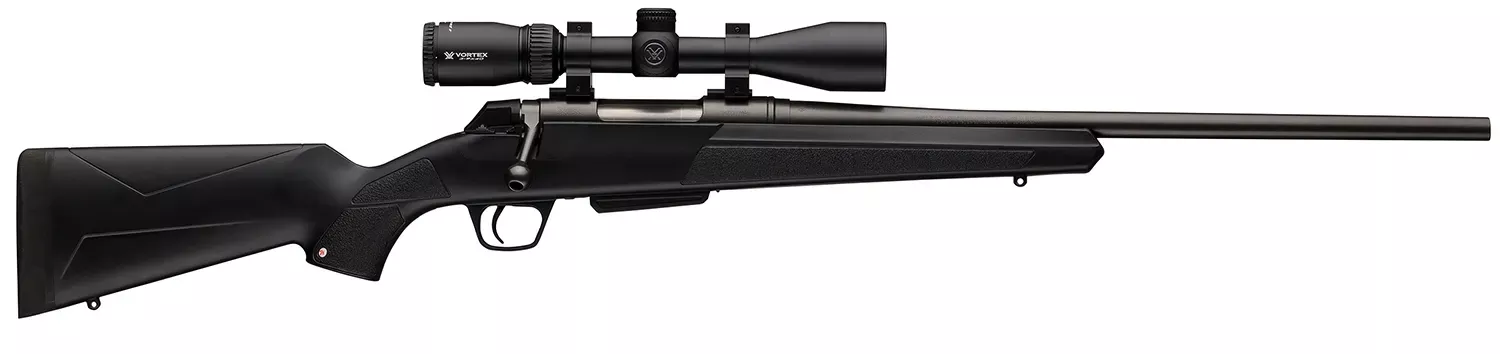 Winchester XPR Compact Scope Combo 243 Win. Rifle 20″ Black w/Vortex Crossfire II 3-9x40mm 535737212