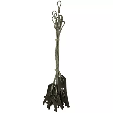 Wolf Fang 18WF-12 Cable Stakes, Black, 12 Pack