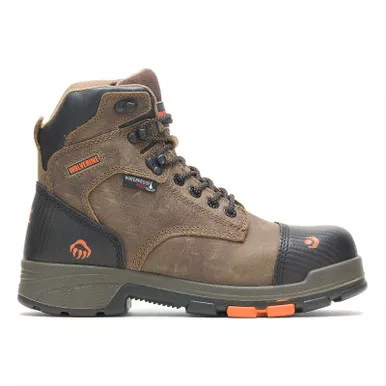 WOLVERINE Men's Blade LX Waterproof CarbonMAX 6in Chocolate Chip Work Boots (W10653)