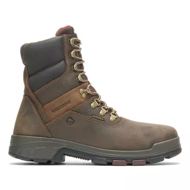 WOLVERINE Men’s Cabor EPX Waterproof Composite Toe 8in Dark Brown Work Boots (W10316)