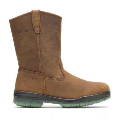 WOLVERINE Men’s Durashocks Insulated Waterproof Wellington Stone Work Boots (W03367)