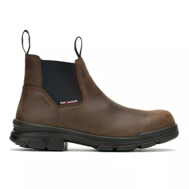 WOLVERINE Men's DuraShocks SR Icon Romeo Dark Brown Work Boots (W240028)