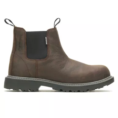 WOLVERINE Men's Floorhand Romeo Dark Brown Work Boots (W220030)
