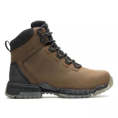WOLVERINE Men's I-90 Rush Max 6in Composite Toe Dark Coffee Work Boots (W251127)