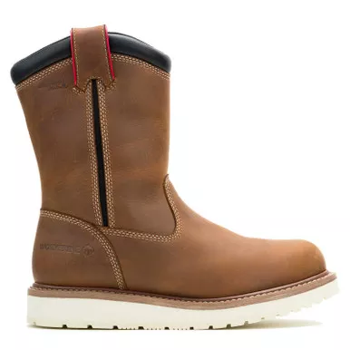 WOLVERINE Men's Loader II HyperRest Pull-On Wellington Soft Toe Trail Work Boots (W260020)