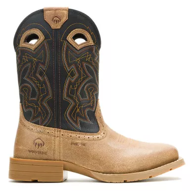 WOLVERINE Men’s Wheatland Pull-On Steel-Toe Wellington Work Boots (W26105)