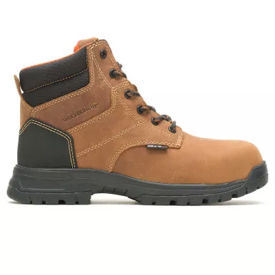 WOLVERINE Women's Piper 6in Composite-Toe Cashew Work Boots (W221032)