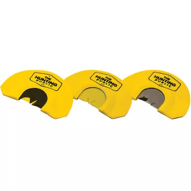 Woodhaven WH227 The Hunting Public Diaphragm Turkey Calls, Black, 3 Pack