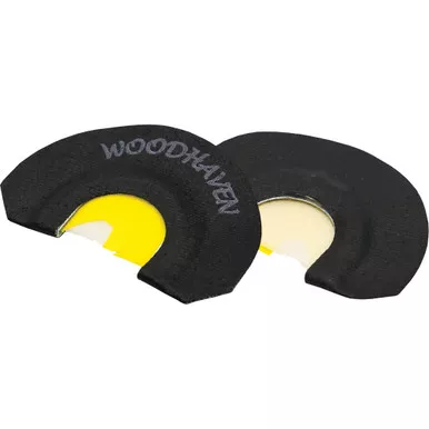 Woodhaven WH512 Modified Cutter Turkey Mouth Call, 3 Reeds, Black
