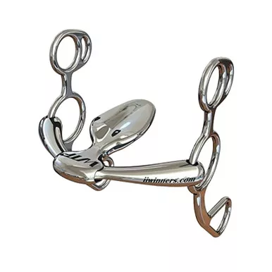WTP (Winning Tongue Plate) 5in Western Bit with Extended Plate (3387-5)