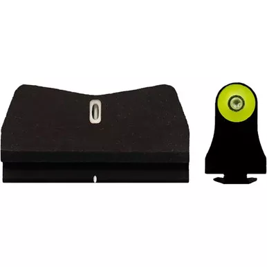 XS Sights GL-0016P-5Y DXT2 Big Dot Pistol Suppressor Sights, Glock 20/21/29/30/37/41, Yellow