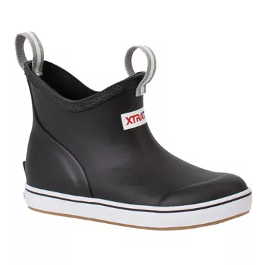 XTRATUF Kid’s Ankle Black Deck Boots