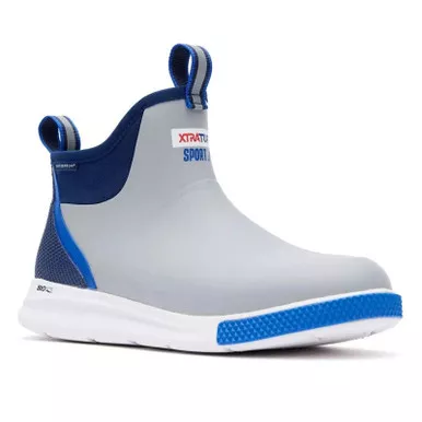 XTRATUF Men’s 6in ADB Sport Tailgate Grey Ankle Deck Boots (ADSM4TP)