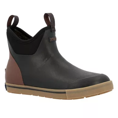 XTRATUF Men’s Camp Fleece Lined 6 in Ankle Deck Boots (XMADBC00)