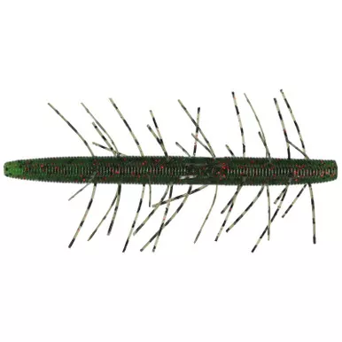 Yamamoto Fuzzy Senko 5" Watermelon Black & Red