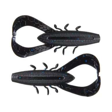 Yamamoto Nuki Bug 3.5" 6Pk Black w/Large Blue Flake