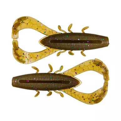 Yamamoto Nuki Bug 3.5″ 6Pk Green Pumpkin Large Green & Purple Flake