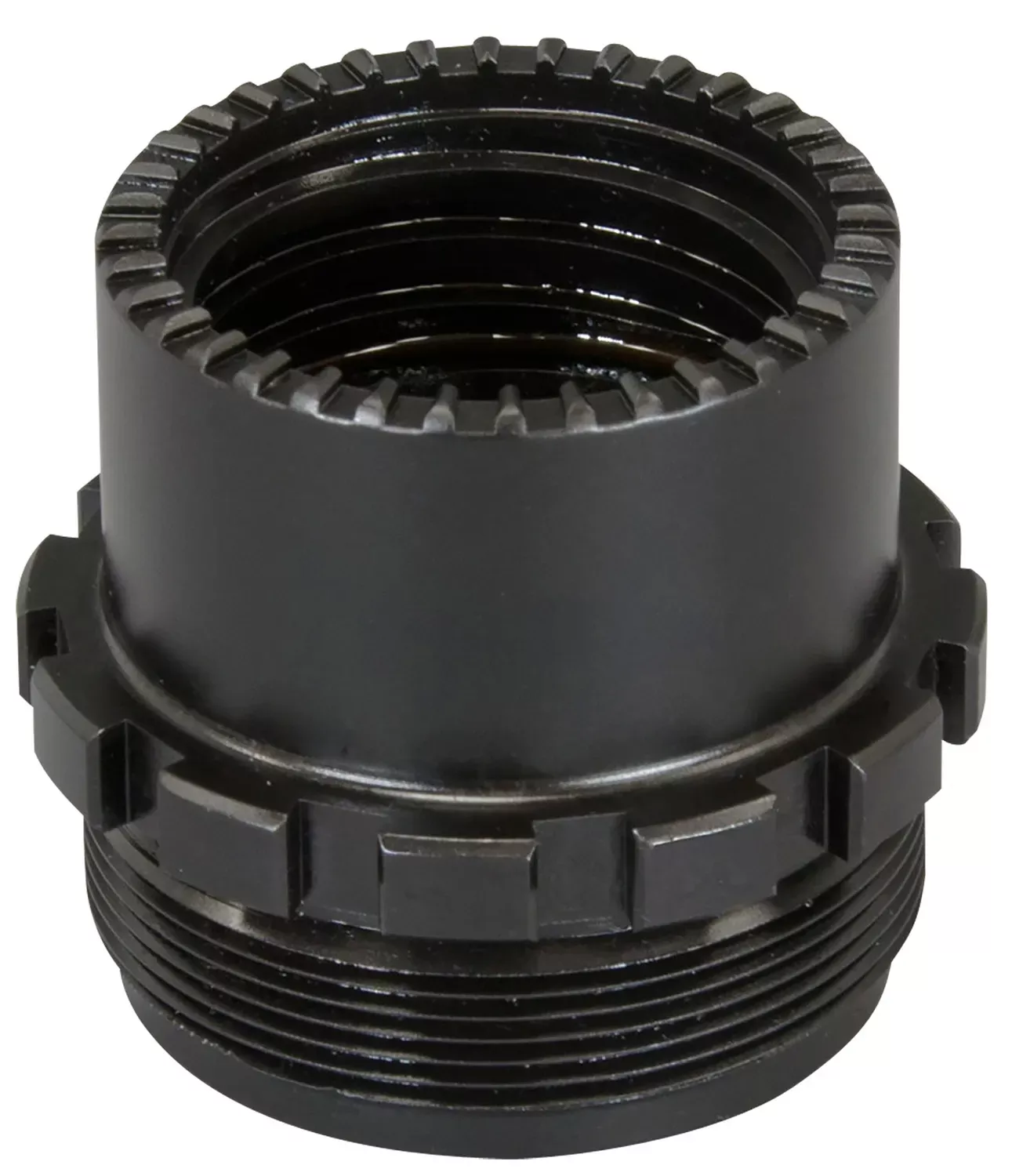 Yankee Hill Phantom QD Adapter 1-3/8″-24 tpi, Black Stainless Steel