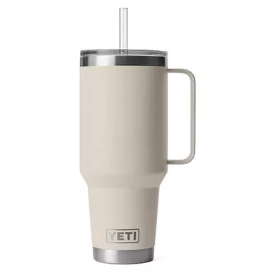 Yeti Rambler 35 oz. Mug with Straw Lid Cape Taupe