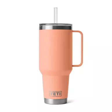 Yeti Rambler 42 oz. Straw Mug Peach
